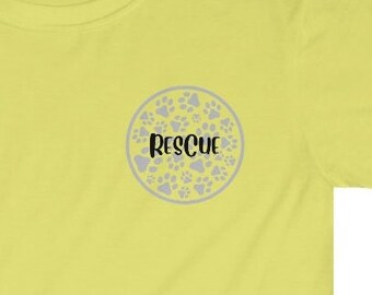 Rescue Animal Tshirt - Animal Shelter Tshirt - Rescue Dog Tshirt - Adopt Animals Tshirt - Animal Lover Tshirt - Dog Lover gift