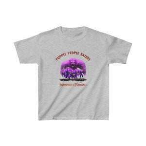 Purple People Eaters Youth Tshirt - Minnesota Vikings - Vikings Football - Minnesota Football - Retro NFL - Kids Heavy Cotton Tee