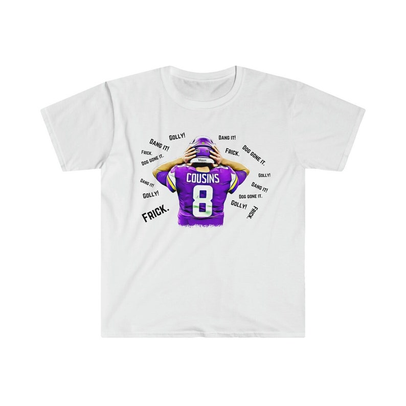 Minnesota Vikings Kirk Cousins Football Minnesota Football MN Vikings Kirk Cousins shirt Softstyle T-Shirt White