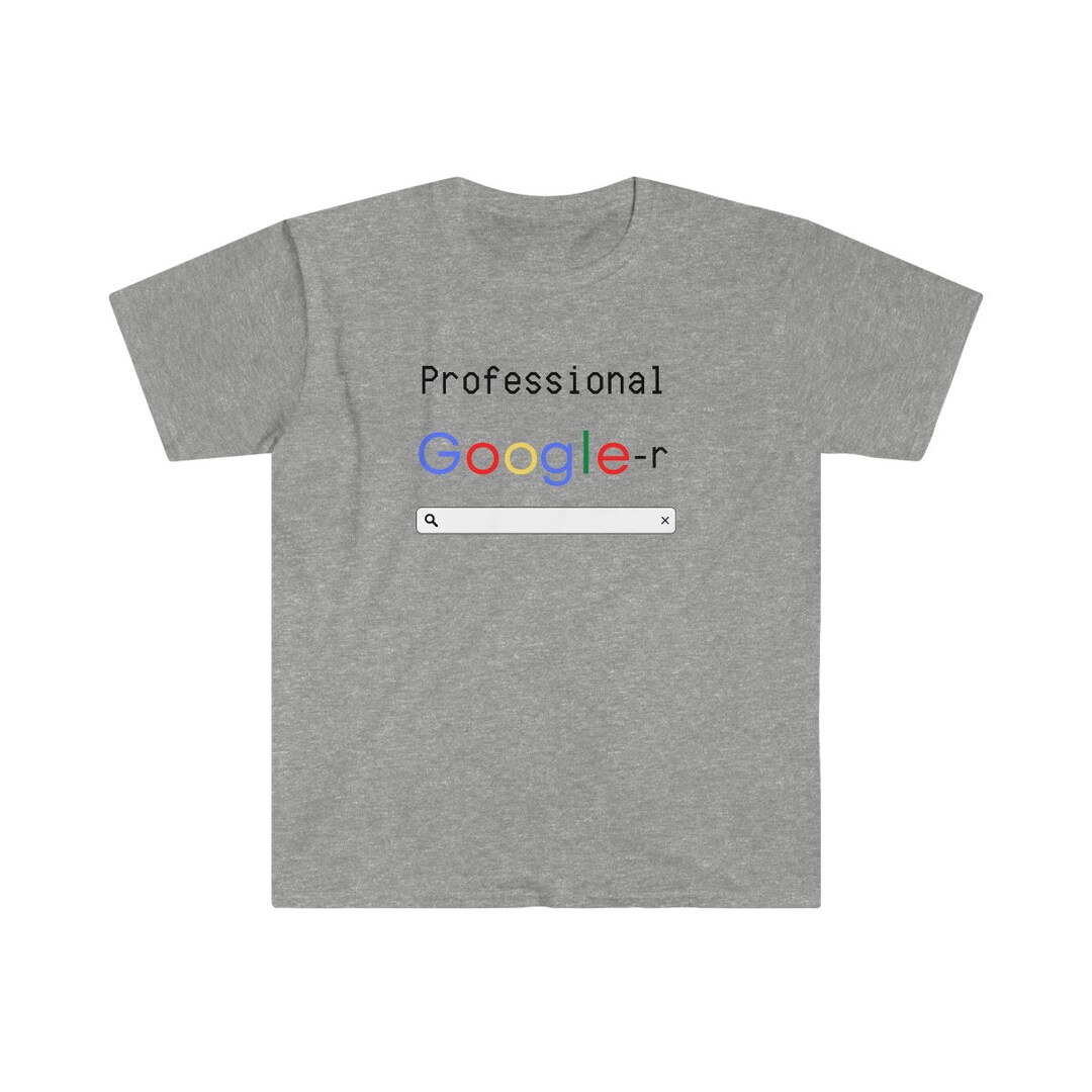 Mens Tshirt Google Fiber Shirt Professional Googler Google Tech