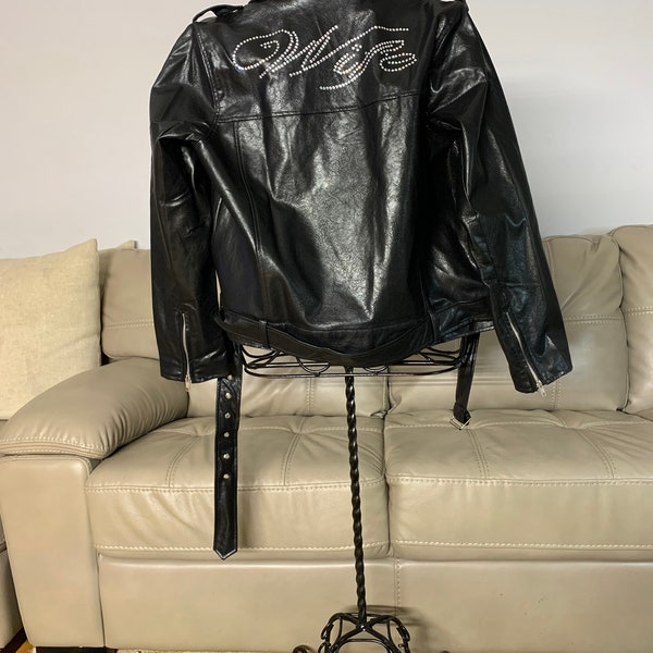 Wifey Faux Leather Bomber