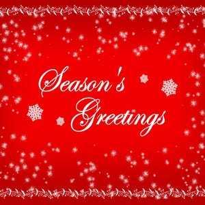 Weihnachtsgrüße Postkarte