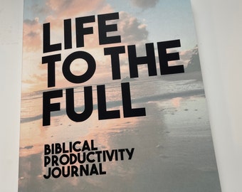 Journal Daily Devotional Planner Biblical Productivity Christian Focus Journal