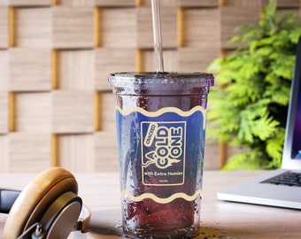 Cracked Cold One Boba Bubble Tea Cup Meme Gag Gift Twitch Vtuber Gamer Streamers Fans