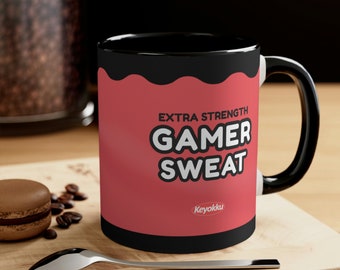 Gamer Sweat Mug Meme Gag Gift Gamers Twitch Vtuber Streamers Fans