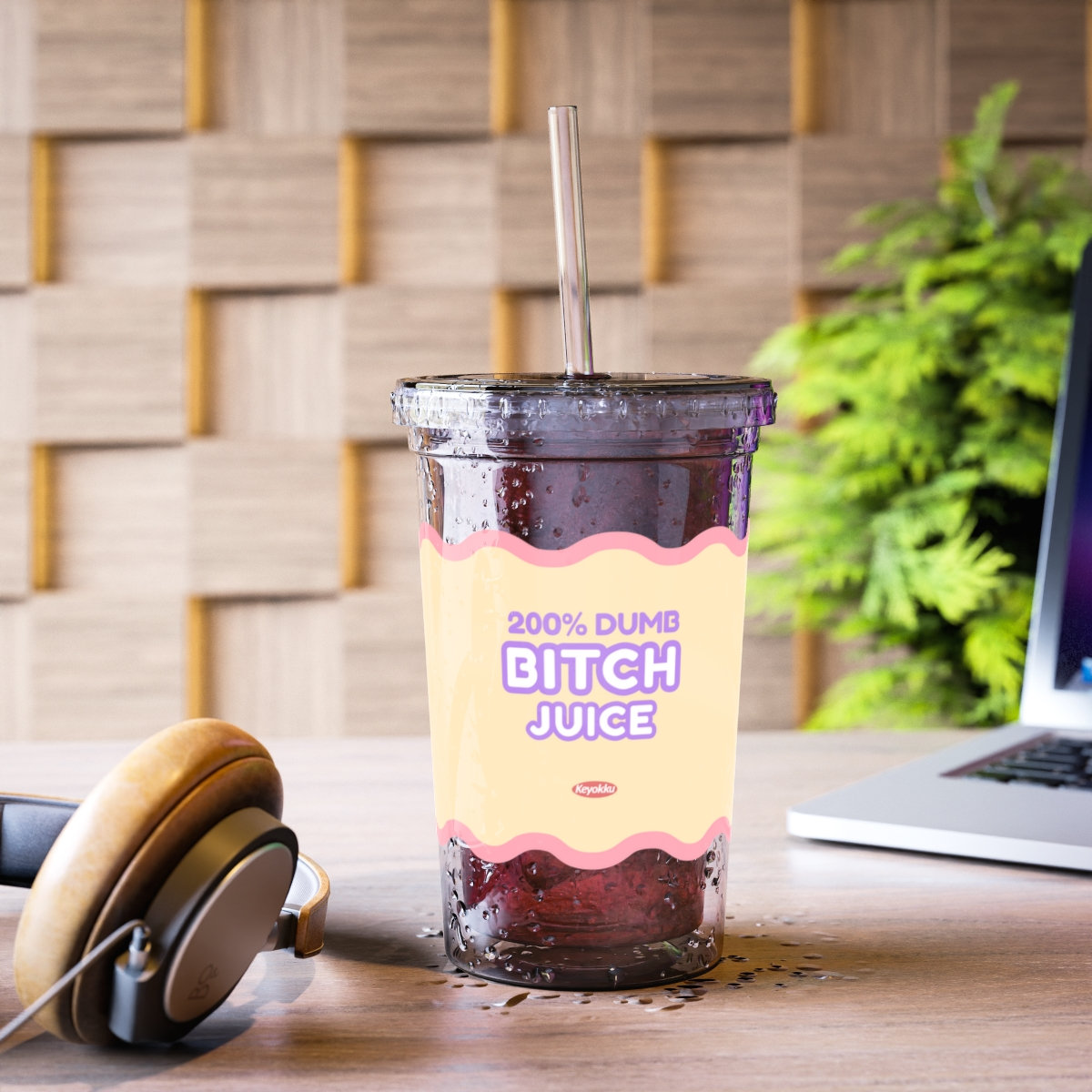 Dumb Bitch Boba Bubble Tea Cup Meme Gag Gift Twitch Vtuber Etsy Canada