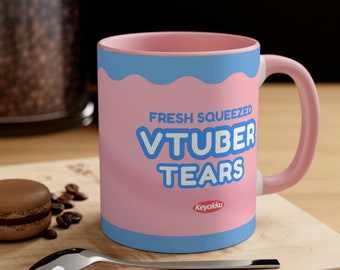 Vtuber Tears Mug Meme Gag Gift Twitch Gamer Streamers Fans