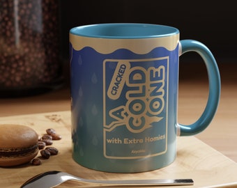 A Cold One Mug Meme Gag Gift Twitch Vtuber Gamer Streamers Fans