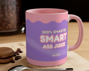 Smart Ass Juice Mug Meme Gag Gift Twitch Vtuber Gamer Streamers Fans