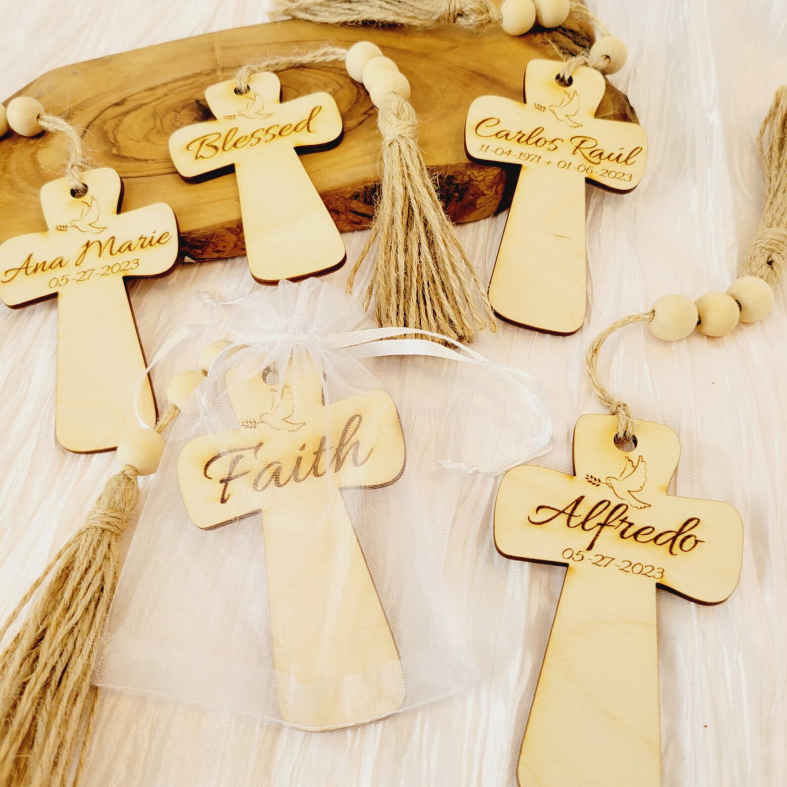 Personalized Favor Wood,baptism Favors,confirmation Favors,funeral