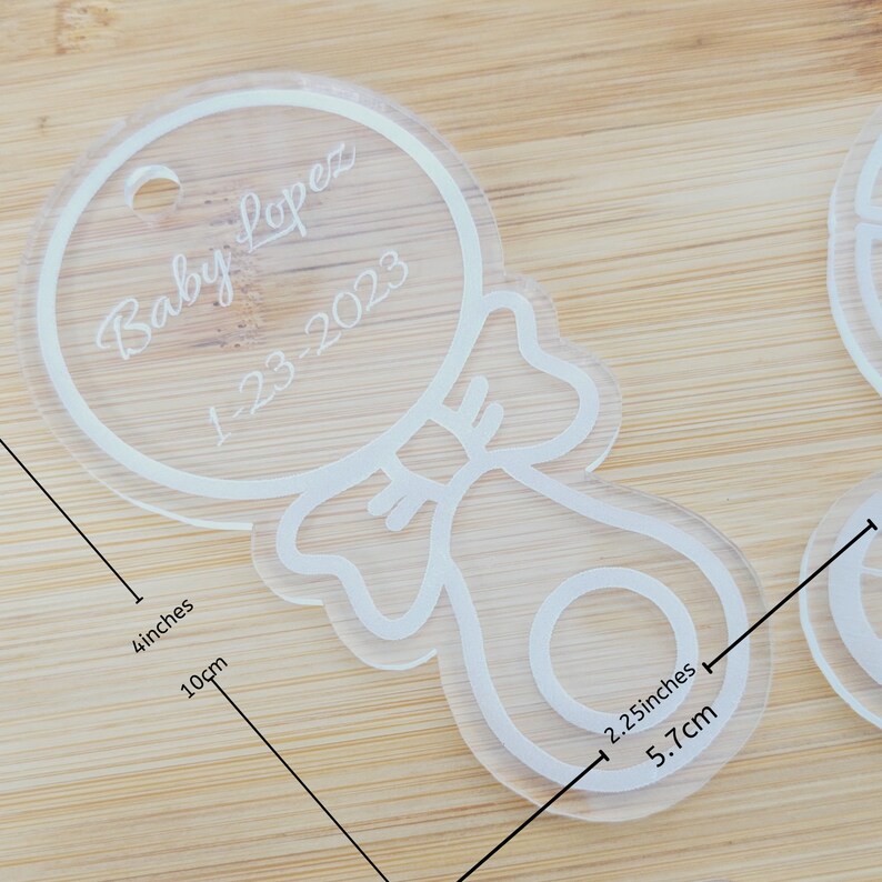 Baby Shower Favors,baby Shower Ornament,acrylic Party Favors