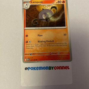 Karta Pokemon - Obsidian Flames - Lampent nr:37