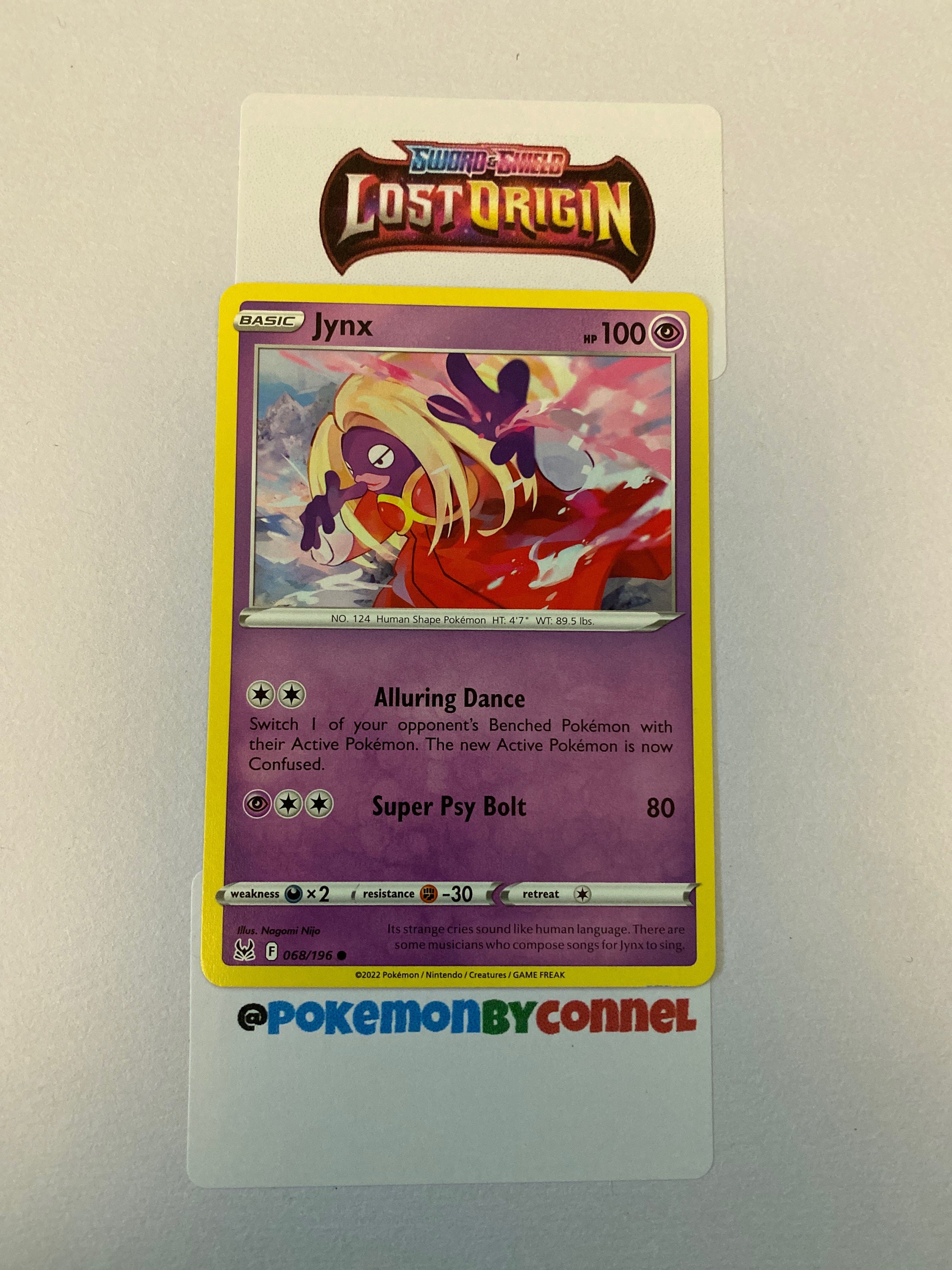Pokemon Card - Lost Origin - Jynx No:68 - Etsy