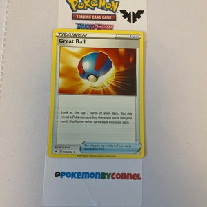 Pokemon Karte - Schwert und Schild Basis Set - Great ball no:164
