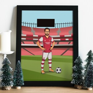 Custom Football Portrait, Customised Portrait, Custom Soccer Portrait Illustration, Personalized Soccer Portrait, Football Fan Portrait