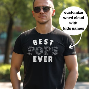 Custom Pops Shirt With Kids Names, Personalized Best Pops Ever T-Shirt Gift Idea For Daddy Birthday Fathers Day, Fatherhood Tshirt For Papa