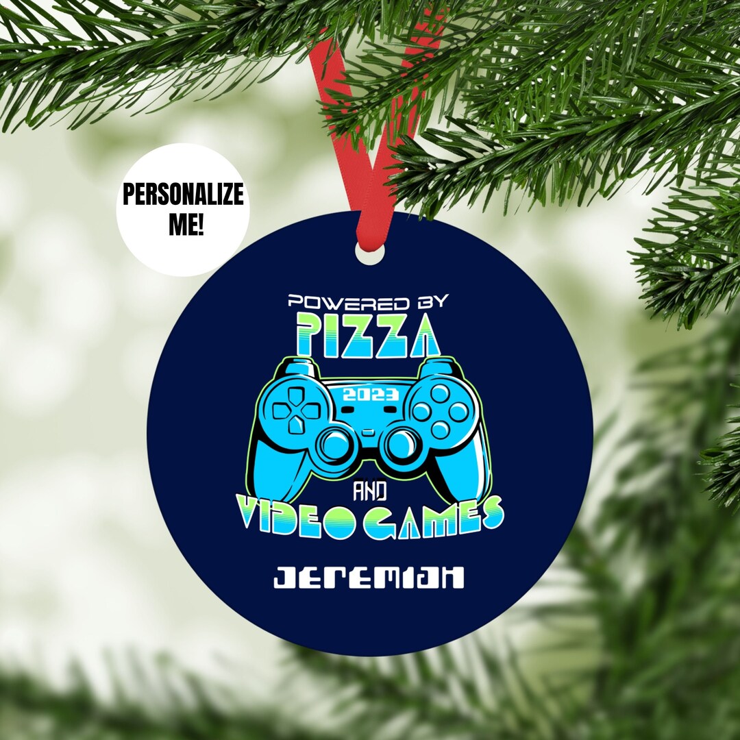 Video Game Ornament, Personalized Gaming Ornament for Teenage Boy