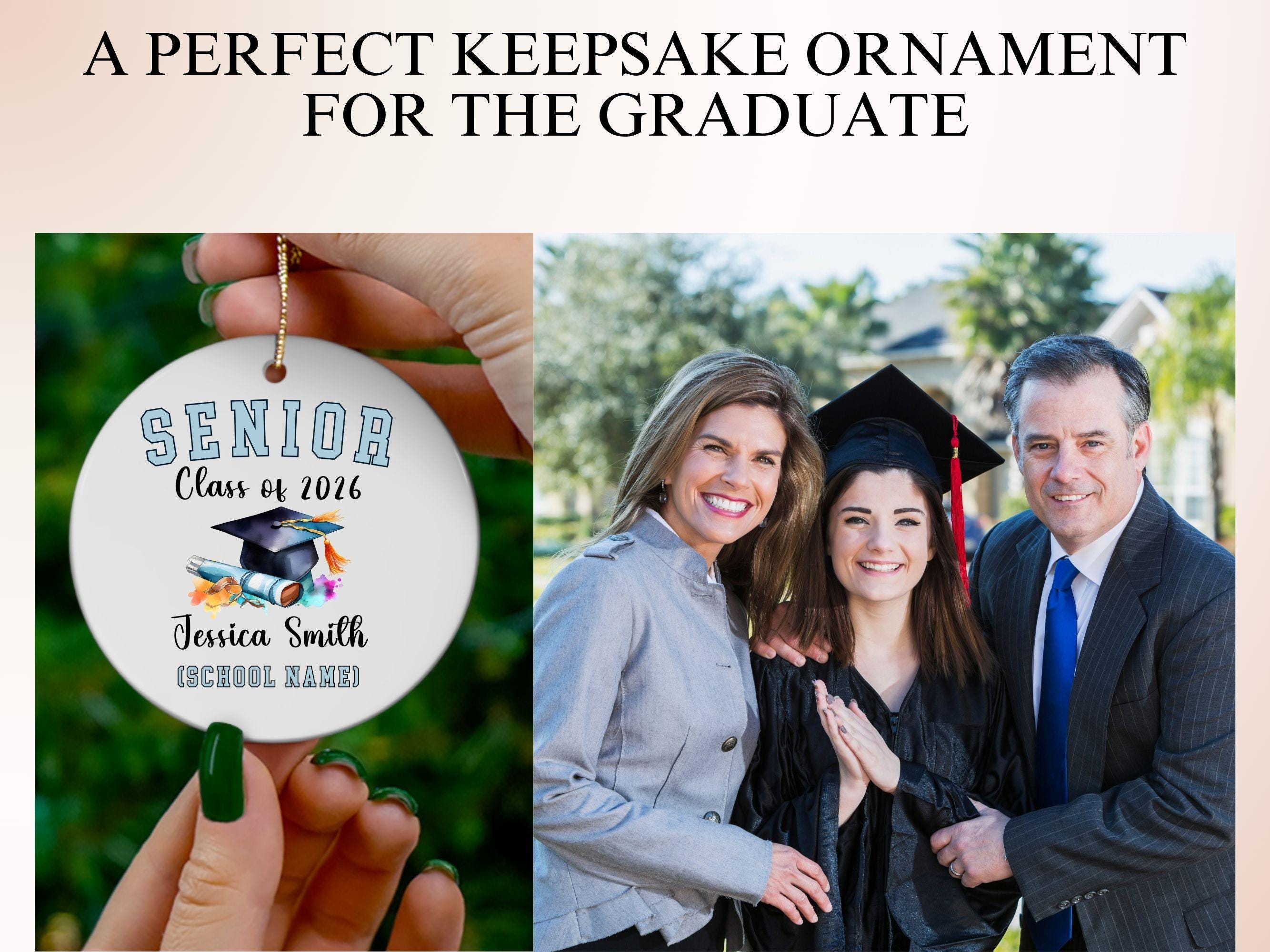 Personalized Senior 2026 Ornament, Custom Name Class of 2026 High ...