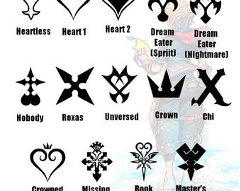 Stickers Kingdom Hearts