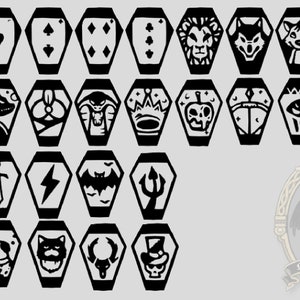 Twisted Wonderland Coffin Stickers