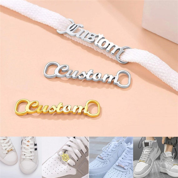 Shoe Buckle, Custom Shoe Buckle Personalized Name Shoe Buckle Shoelace Clips  Decoration Charm Shoe Jewelry Accessories in Pair 