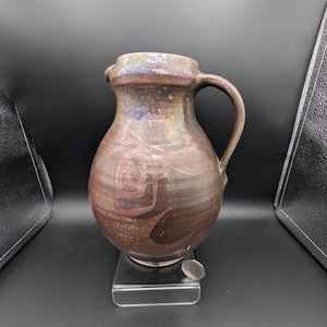 Jarra grande de lustre de cerámica Aldermaston, Alan Caiger-Smith, tal como se encontró.