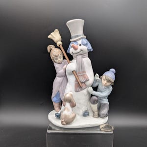 Lladro the Snowman Model 5713 in Gloss Retired - Etsy India