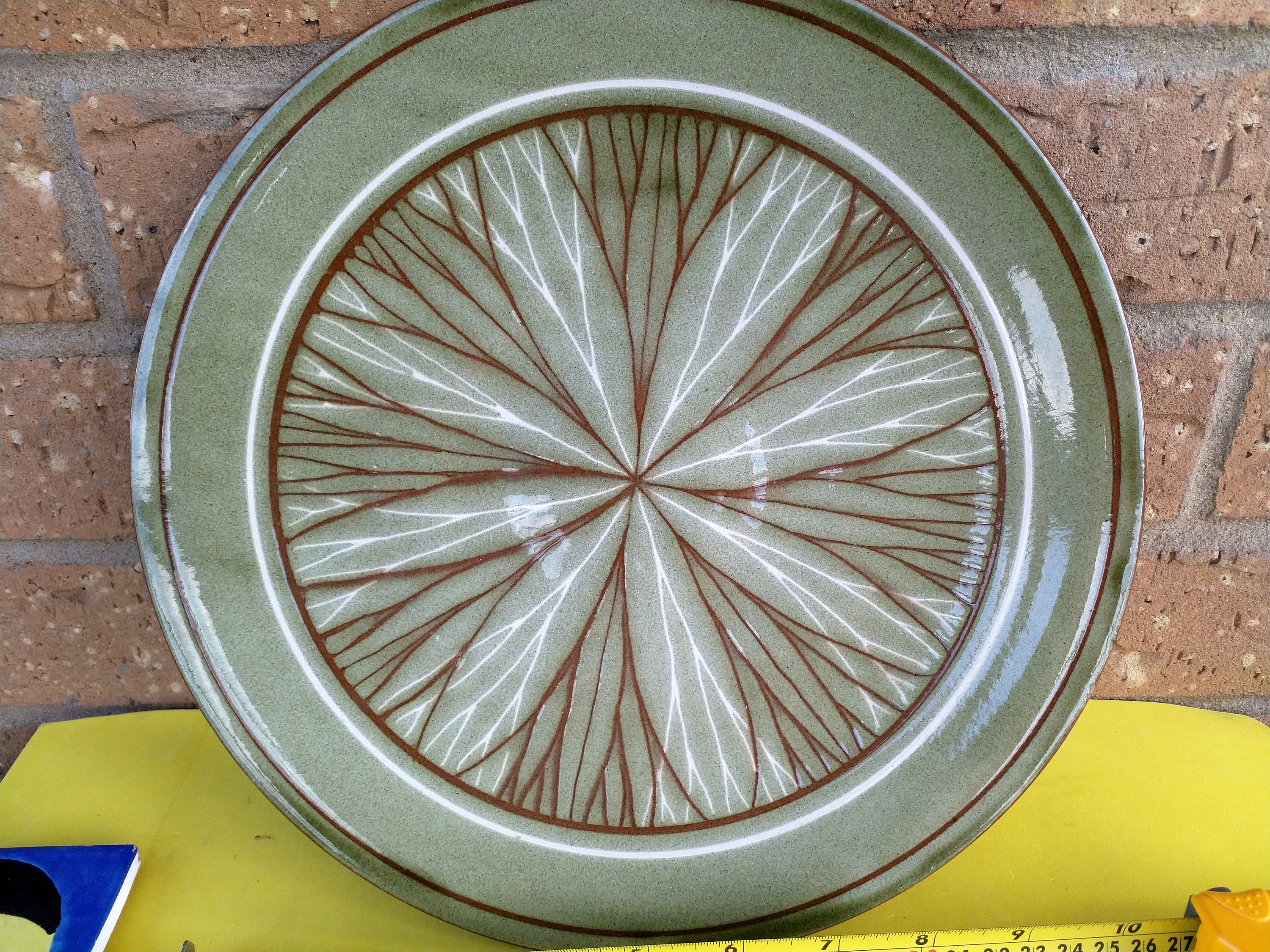 Jill Pryke Large Plate Spirograph Like Lobed Design - Etsy