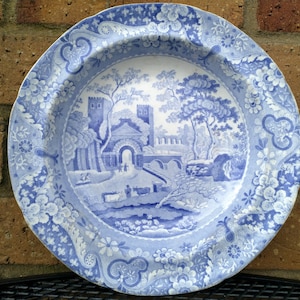 Spode Castle Soup Bowl Large in Castle Pattern