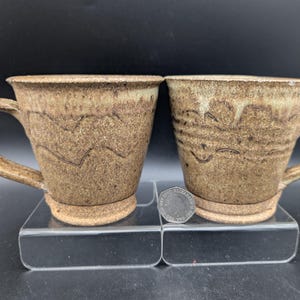 Jane Searle Mug Incised Chevron Pattern