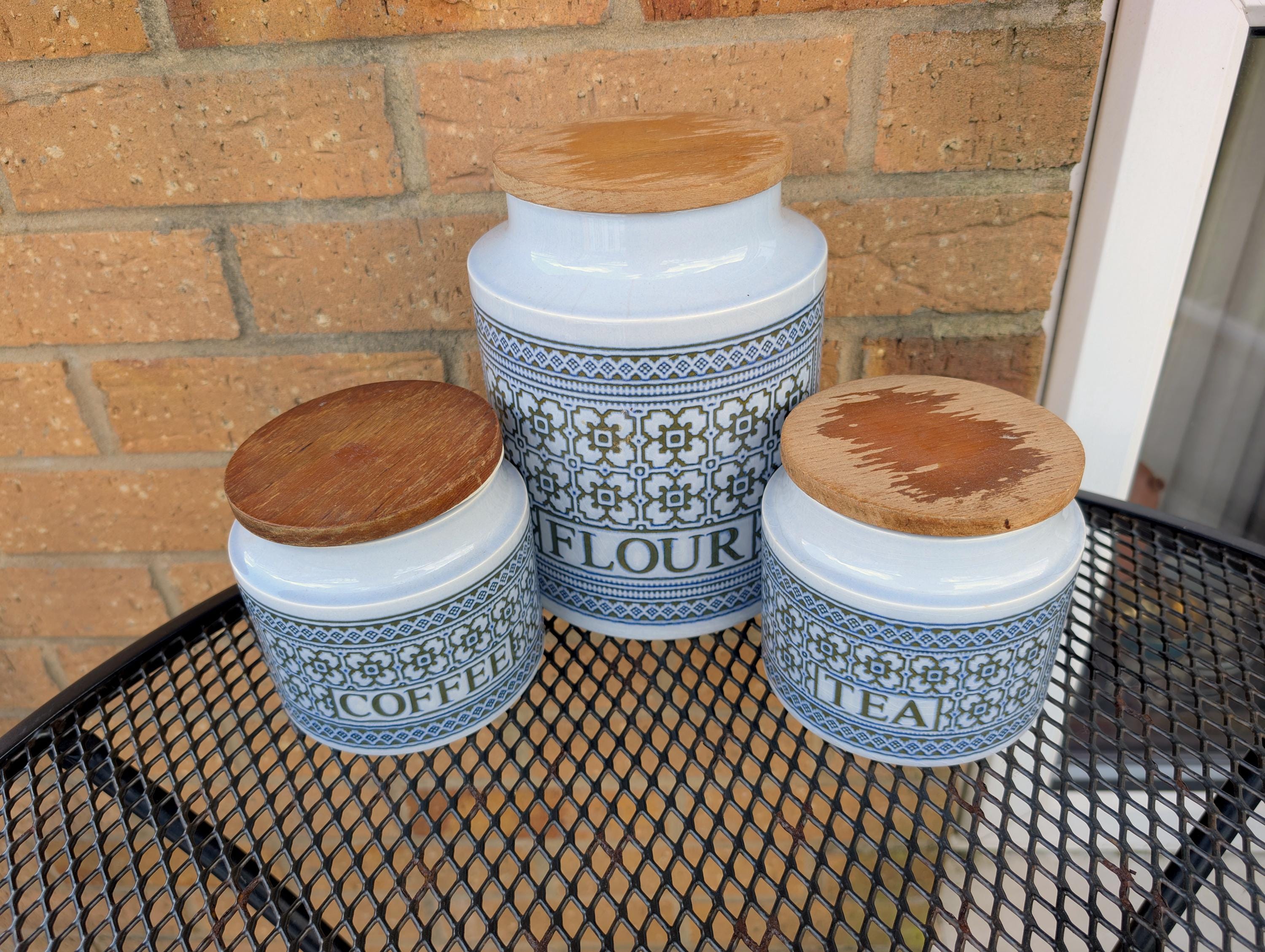 Vintage Mid Century Coffee Canister UK