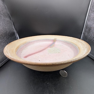 Trevor Chaplin Large Bowl with Mauve Pattern