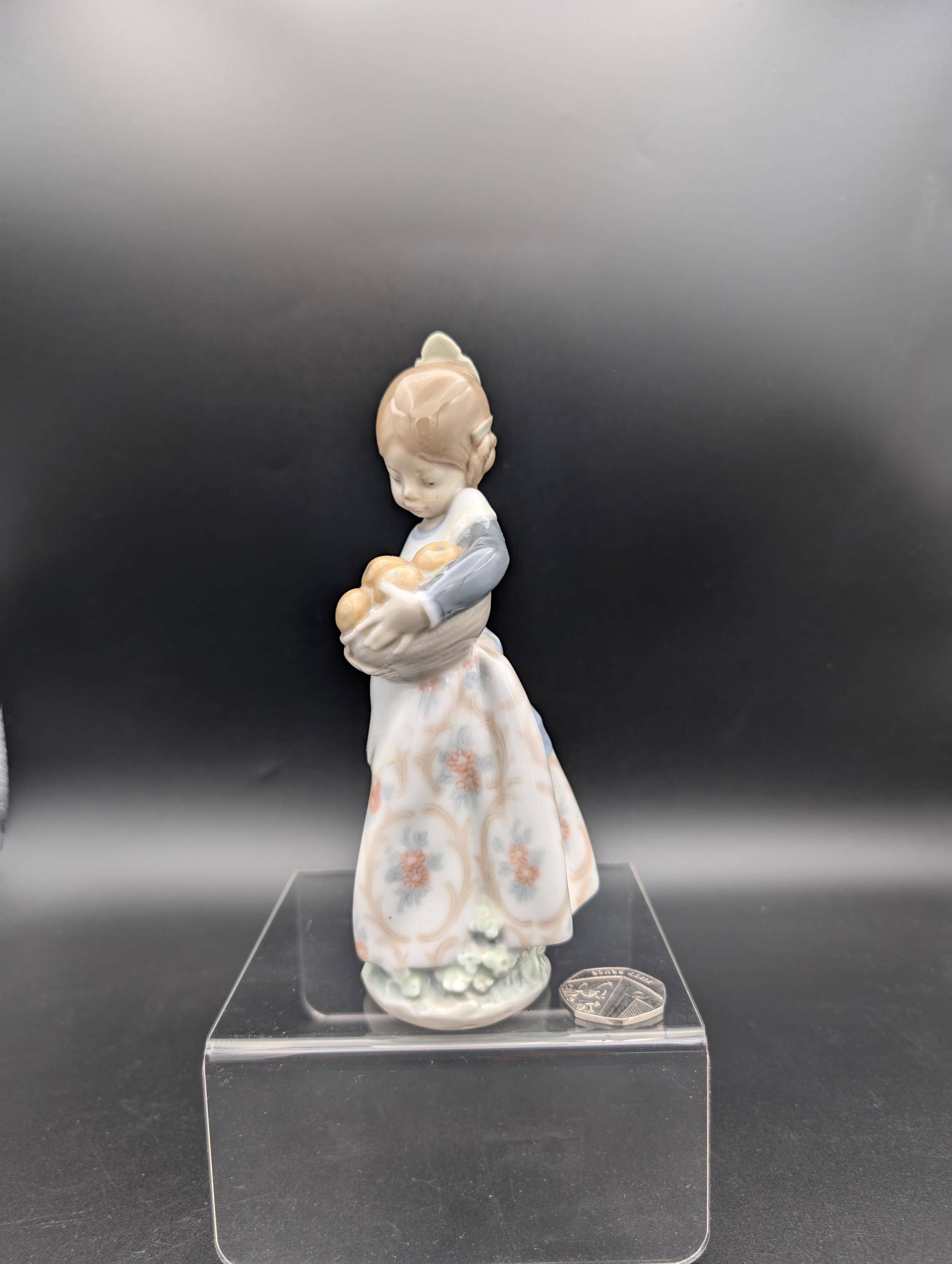 Lladro Valencia Girl With Oranges - Etsy