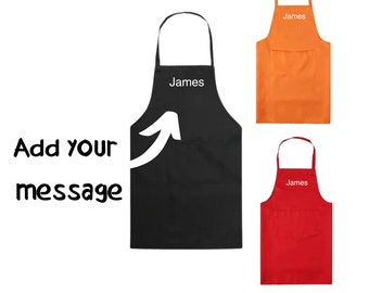 Personalised/custom Cooking Apron embroidered - Mothers Day Gift