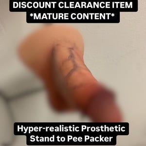 Discount clearance item. PAINTED Stand to Pee packer FTM F3