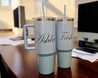 Bicchiere termico personalizzato con incisione / Tazza accogliente per insegnanti / Tazza termica isolata da 40 oz