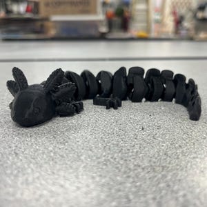 Adorable axolotl imprimé en 3D | Jouet articulé Axolotl Fidget | Cadeau mignon d&#39;amphibien | Compagnon de bureau et jouet Fidget