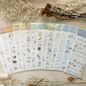 Sticker Sheets | Scrapbooking and Journaling Supplies | Daiso Stickers Collection