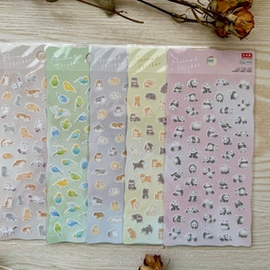 Mini Animals Stickers Collection | Sticker Sheets | Scrapbooking and Journaling Supplies