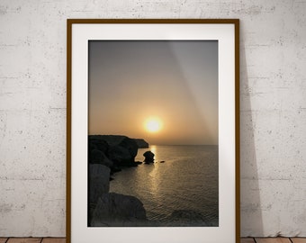 Coastal Sunrise Wall Art | Poster for Your Home | Ocean | Original Photo | Printable Wall Art | Landscape Photography | Digital Print