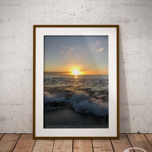 Sunrise Wall Art | Poster for Your Home | Beach Sunrise | Original Photo | Printable Wall Art | Nature Photography | Digital Print