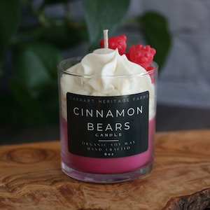 Cinnamon Bears Dessert Candle