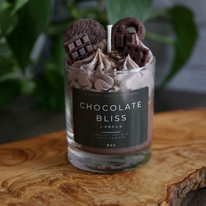 Chocolate Bliss Dessert Candle