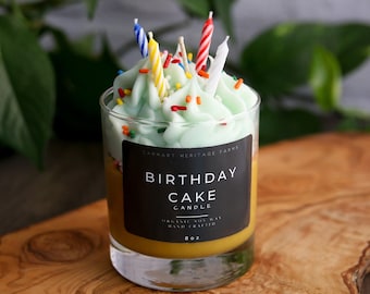 Birthday Cake Dessert Candle