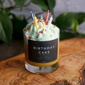 Birthday Cake Dessert Candle