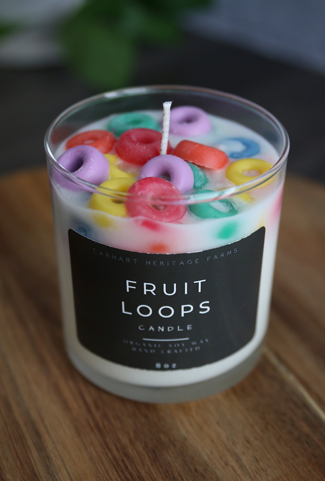 Fruit Loops Dessert Candle Etsy