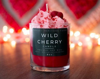 Wild Cherry Dessert Candle