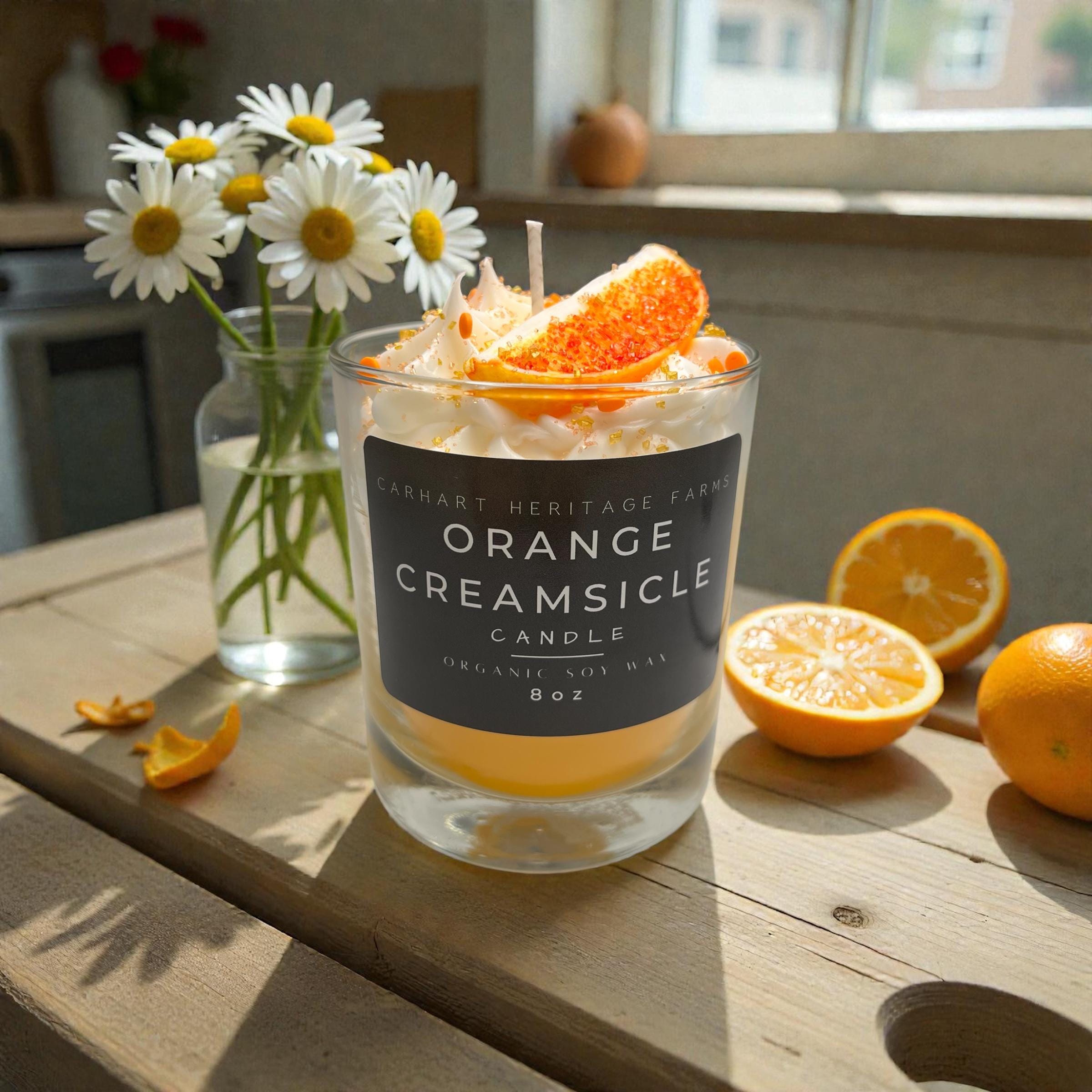 Orange Creamsicle Dessert Candle - Etsy