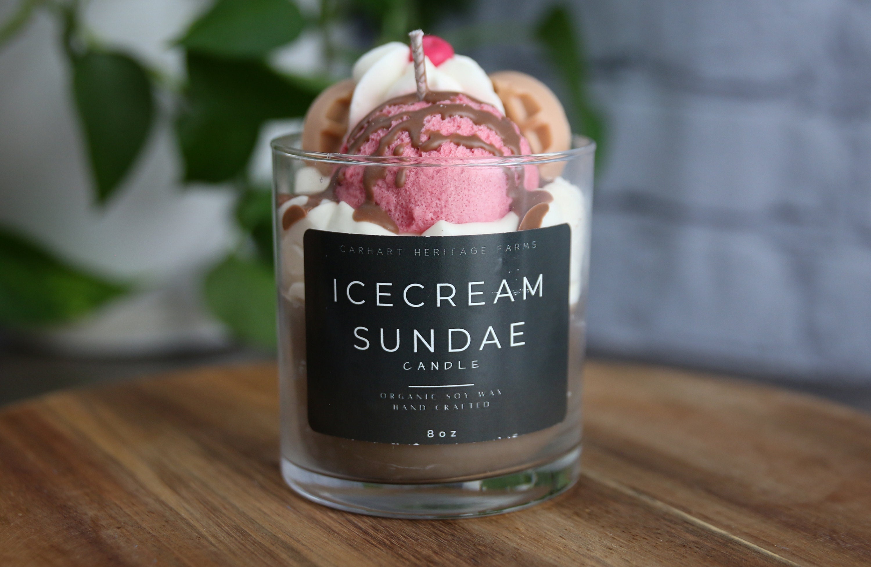 Ice Cream Sundae Dessert Candle - Etsy