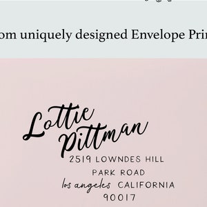 Custom Designed Envelopes Printing - Quick and Easy Custom Addressing Return and Guest